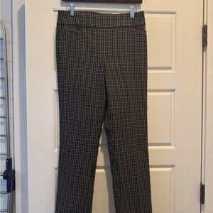 Kim Rogers Black and White Straight Leg Pants